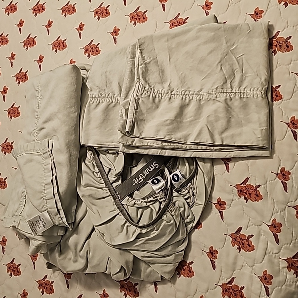 Sleep number king size sheet set